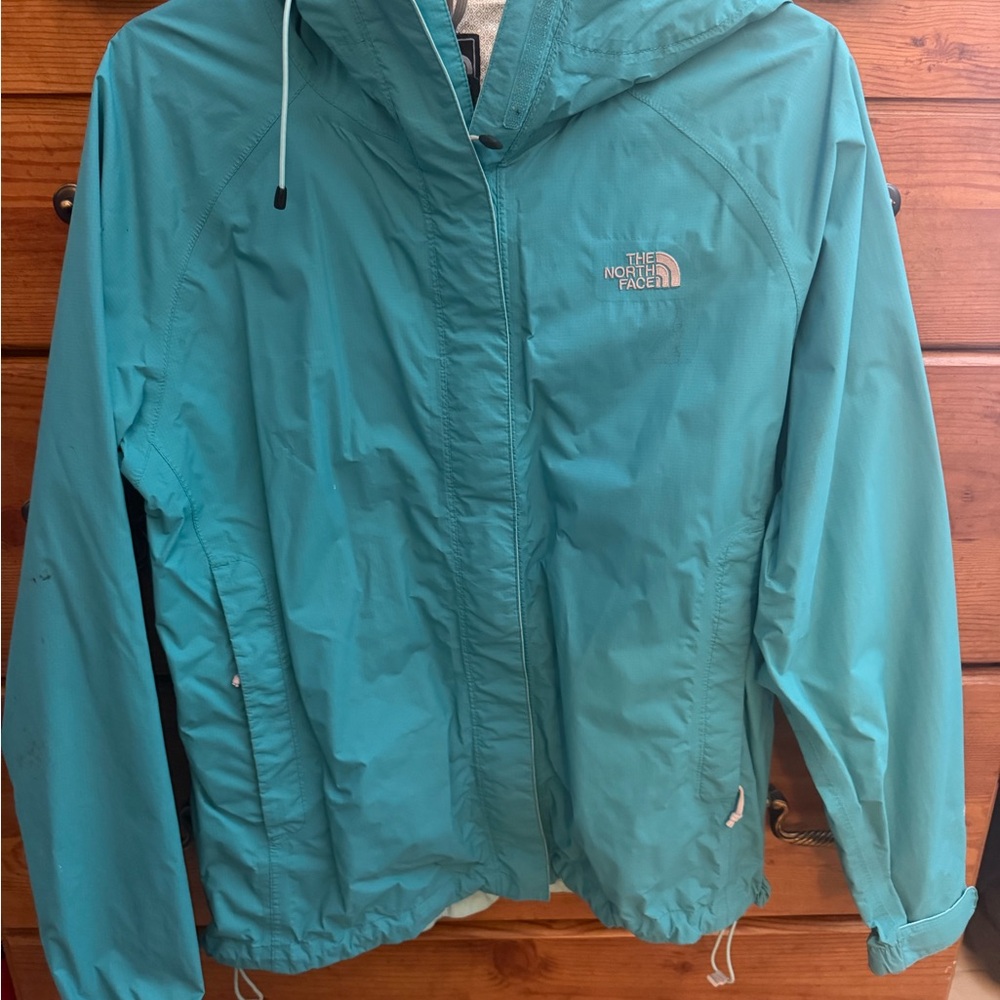 The North Face Teal Rain Jacket